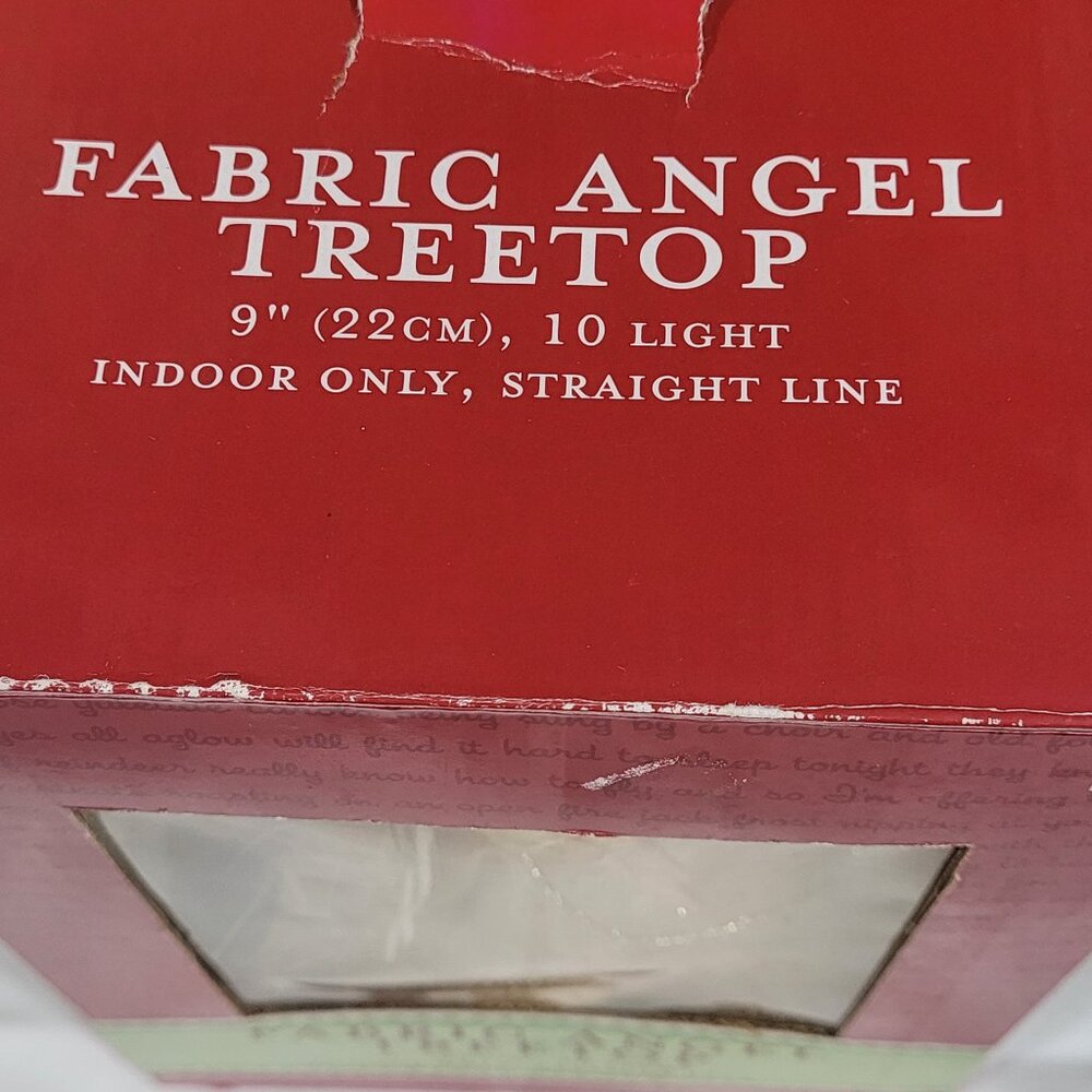 Vintage Christmas Light Up Tree Topper Angel Christmas Decoration‎ - Picture 6 of 12